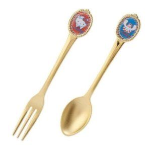 Bundle Hello Kitty 4pc Sanrio Cinnamoroll cutlery utensils stationery